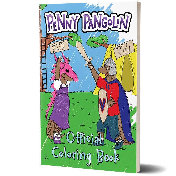 PRE-ORDER: Penny Pangolin Official Coloring Book