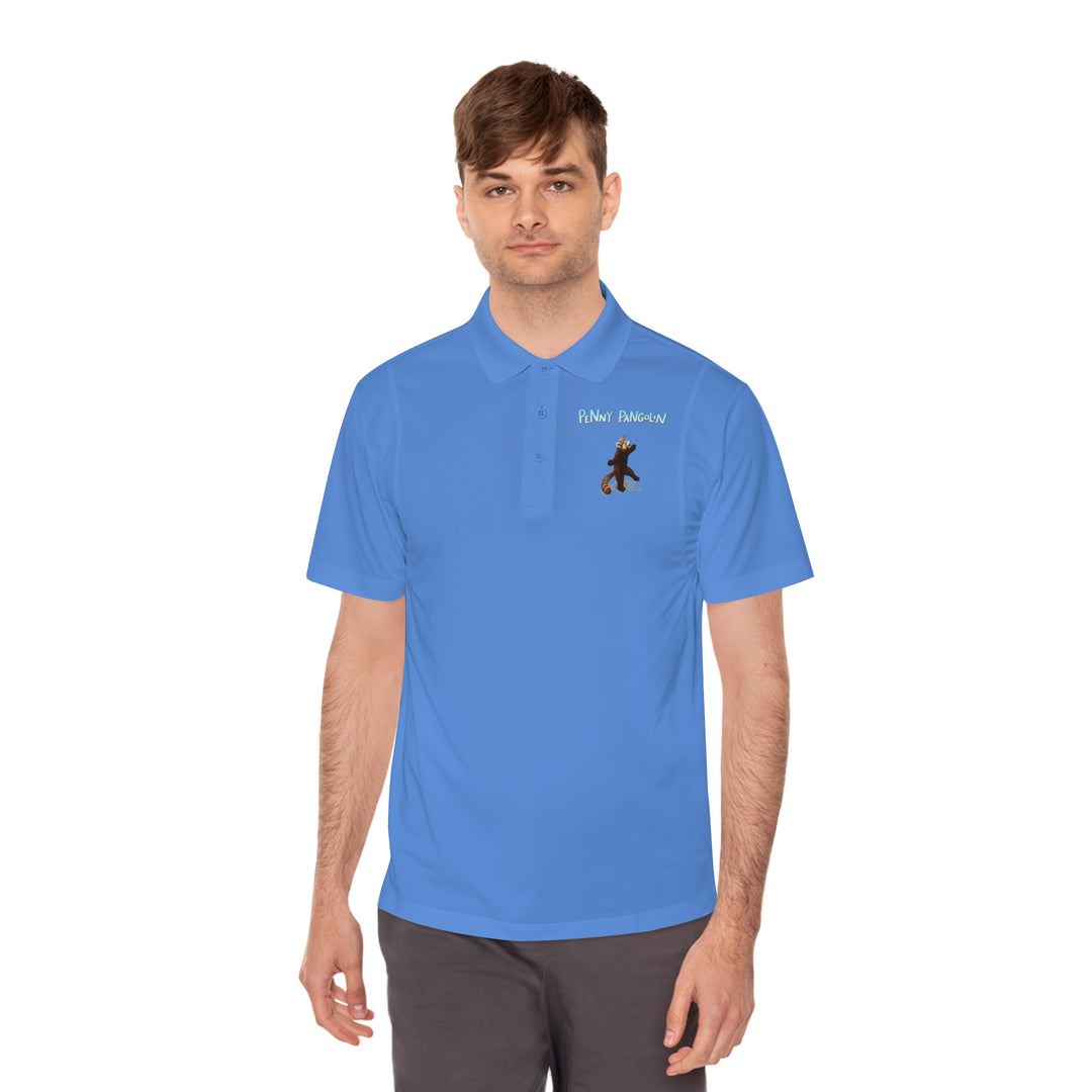 Penny Pangolin Mooky Men's Polo Shirt