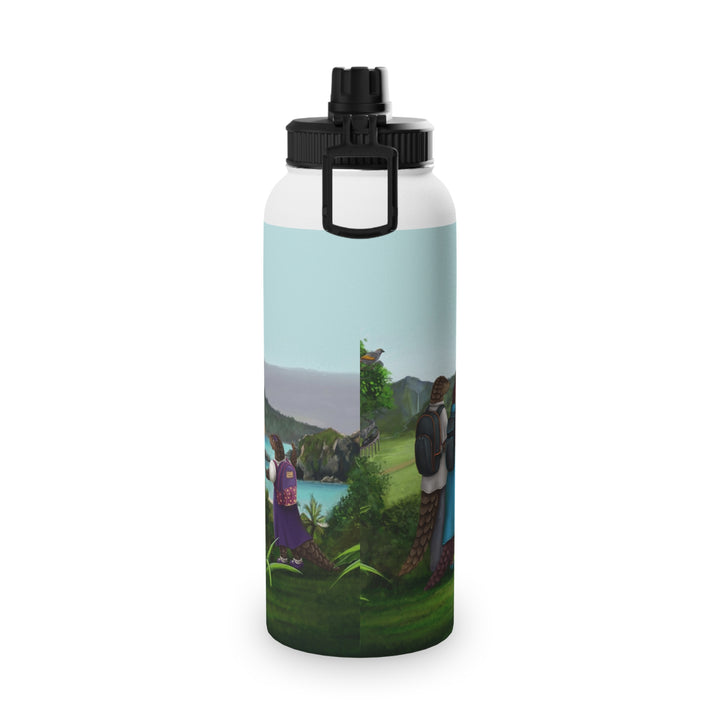 Penny Pangolin Stainless Steel Water Bottle, Sports Lid