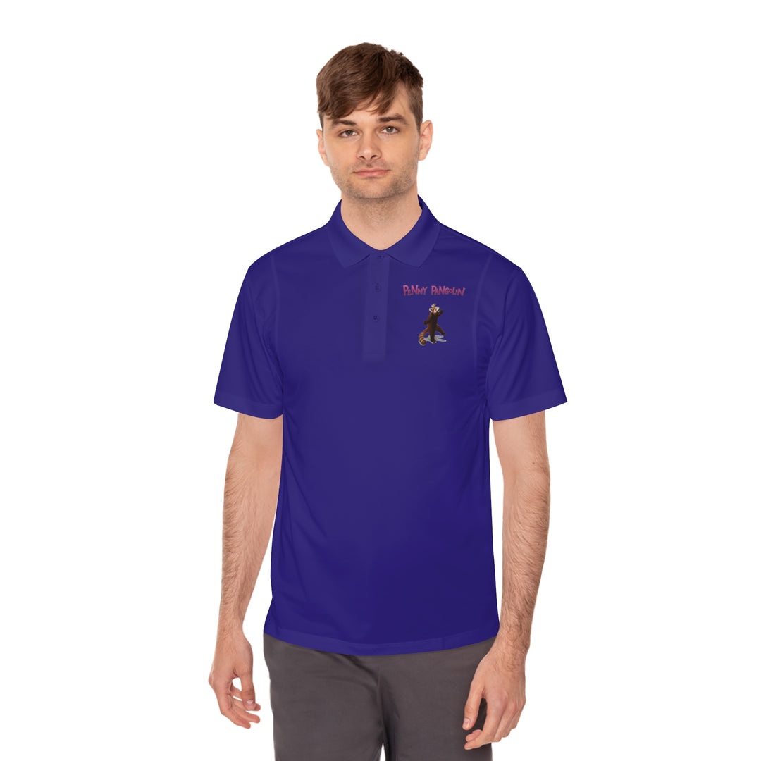 Penny Pangolin Mooky Men's Polo Shirt