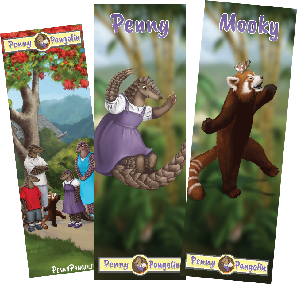 Penny Pangolin Bookmarks