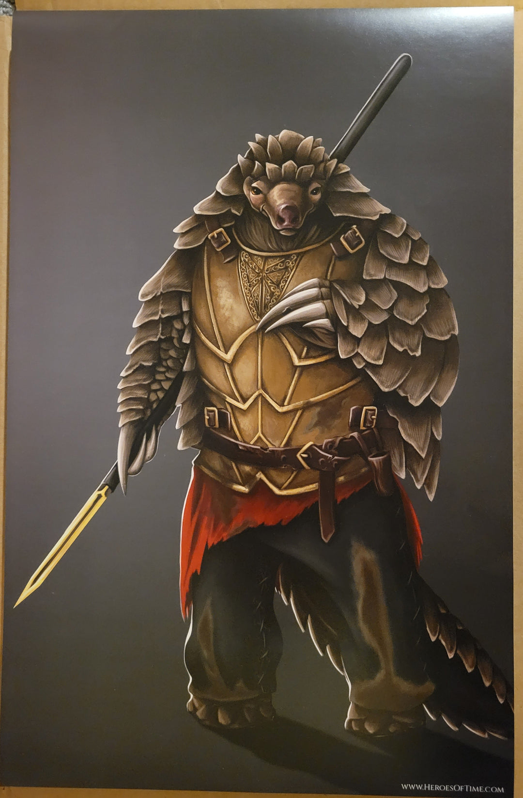 Kera Malstorm character art poster from Heroes of Time: The First Ethereal by author Wayne D. Kramer