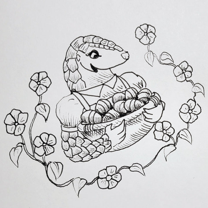 "Brunch Basket" | Hand-Illustrated Edition | Penny Pangolin and the Missing Ant Cake