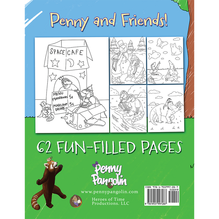 PRE-ORDER: Penny Pangolin Official Coloring Book