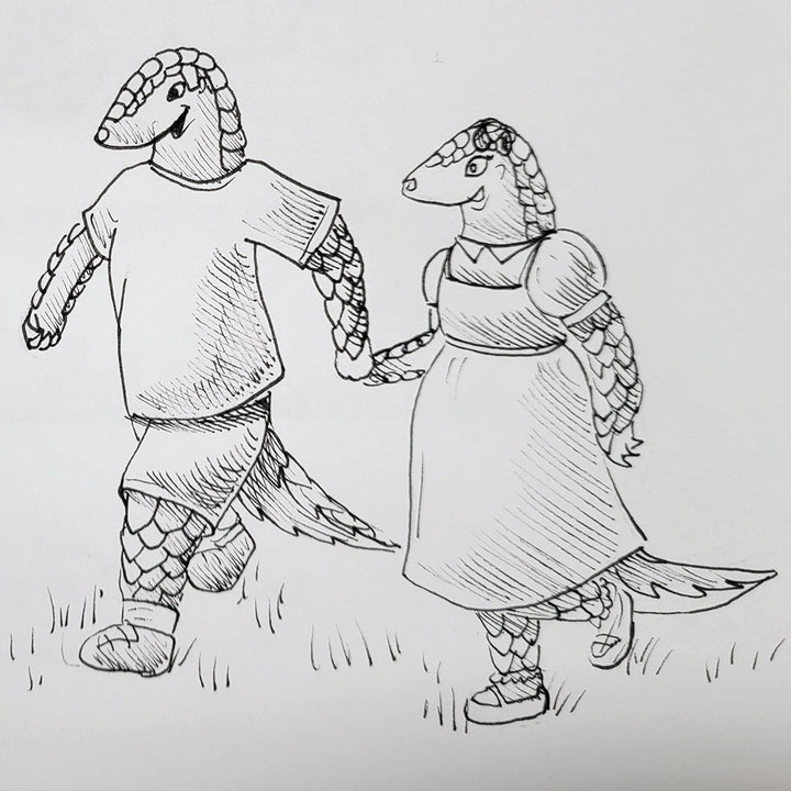 "Field Walk" | Hand-Illustrated Edition | Penny Pangolin Wants a Pet