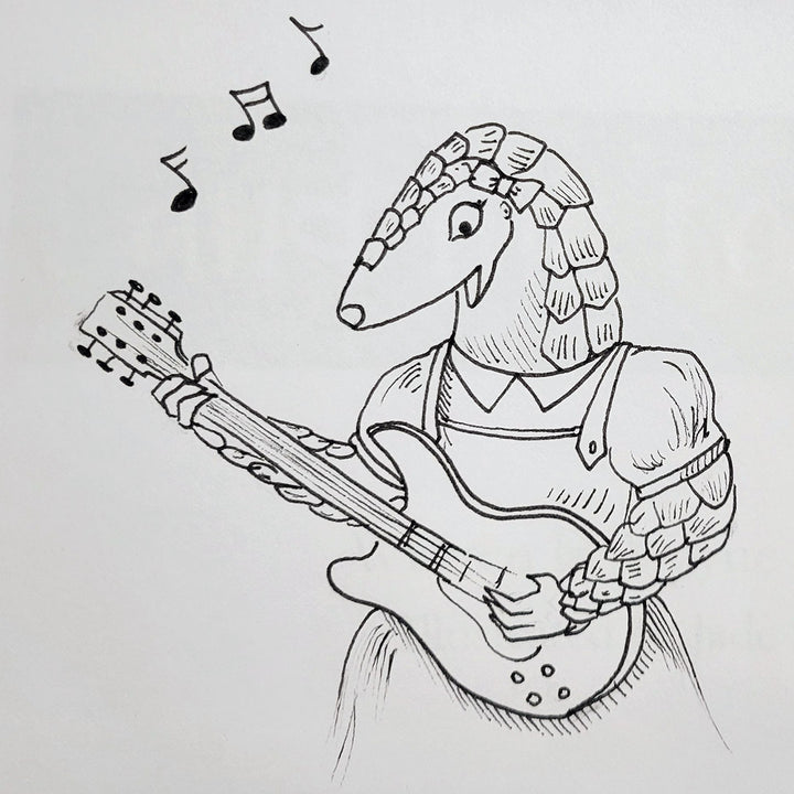 "Guitar Melody" | Hand-Illustrated Edition | Penny Pangolin and the Rock Soup