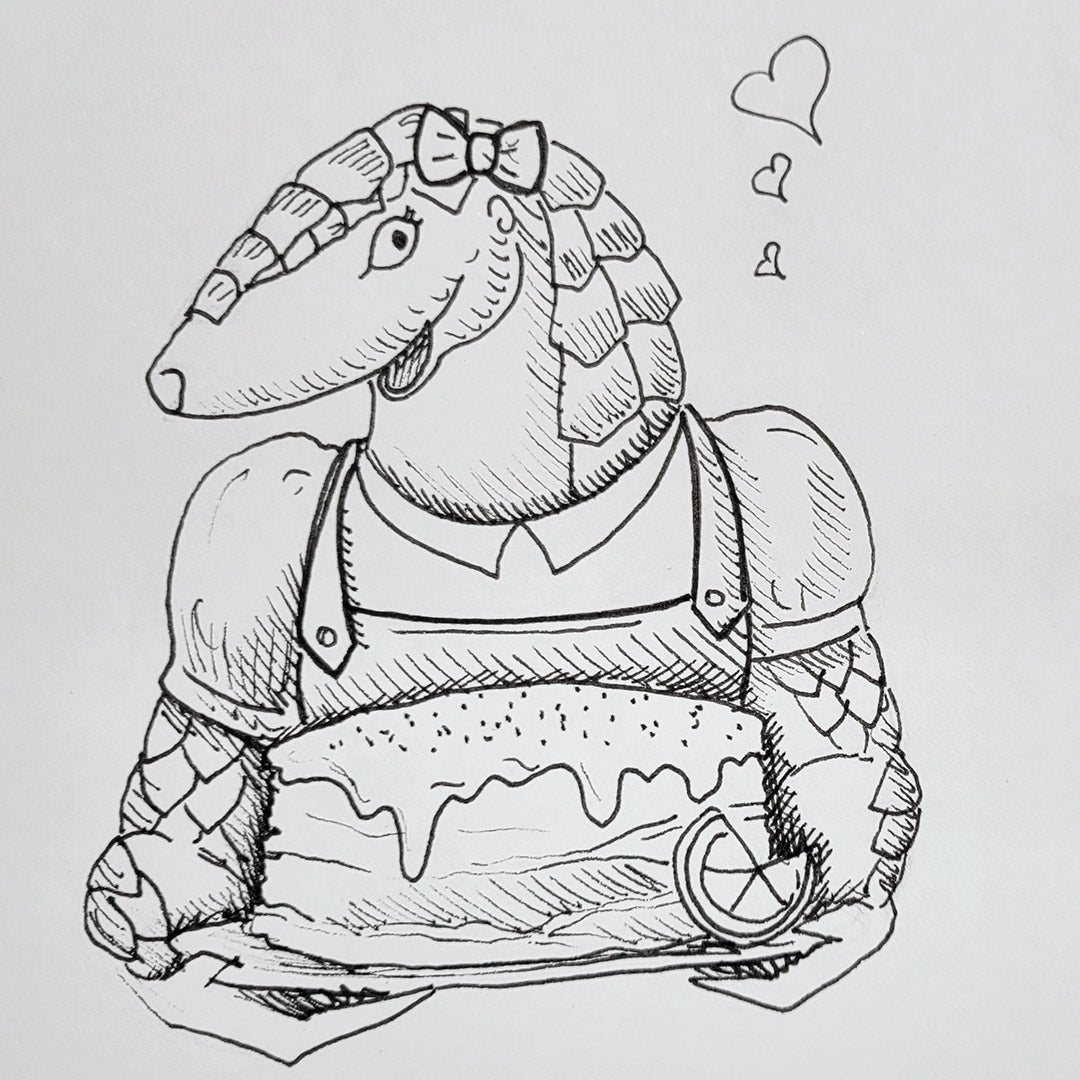 "Lemon Ant Love" | Hand-Illustrated Edition | Penny Pangolin and the Missing Ant Cake