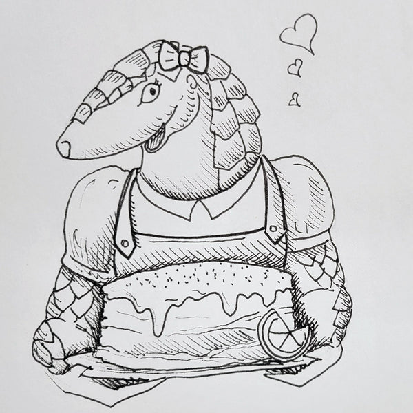 "Lemon Ant Love" | Hand-Illustrated Edition | Penny Pangolin and the Missing Ant Cake