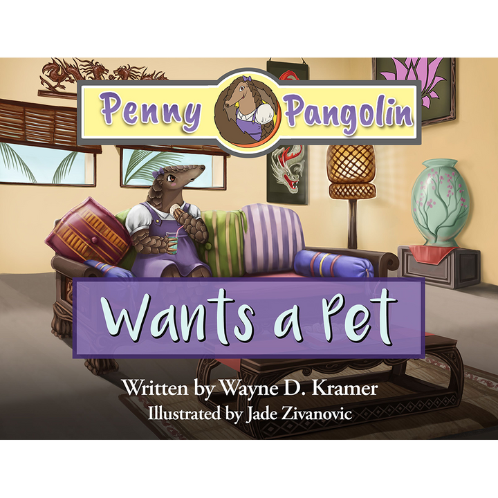 "Curious Cub" | Hand-Illustrated Edition | Penny Pangolin Wants a Pet