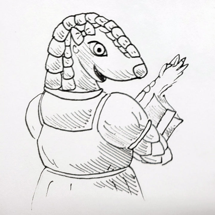 "Turn the Page" | Hand-Illustrated Edition | Penny Pangolin Wants a Pet