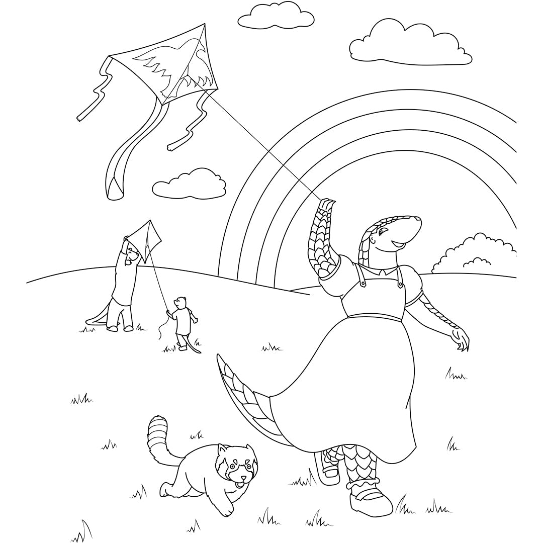 PRE-ORDER: Penny Pangolin Official Coloring Book