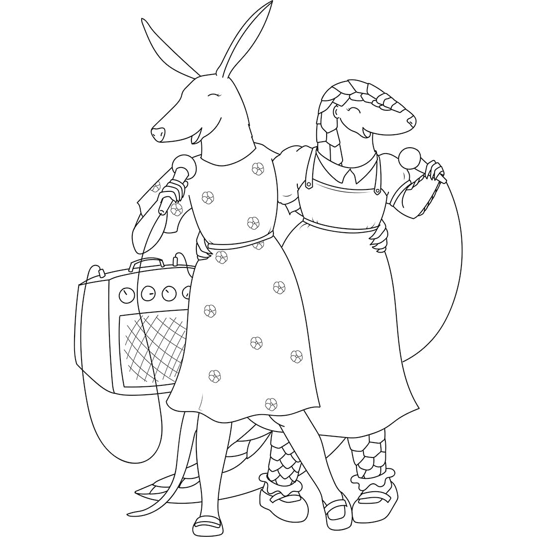 PRE-ORDER: Penny Pangolin Official Coloring Book